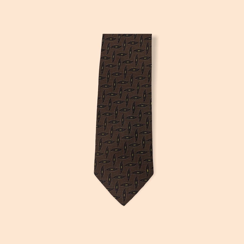 Bettini Silk Tie, Brown